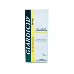 Antibiótico Giardicid 50mg Cepav para Cães e Gatos - 10 comprimidos