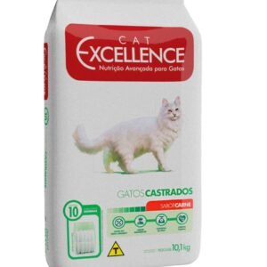 Ração Seca Cat Excellence Carne para Gatos Adultos Castrados 10,1 Kg
