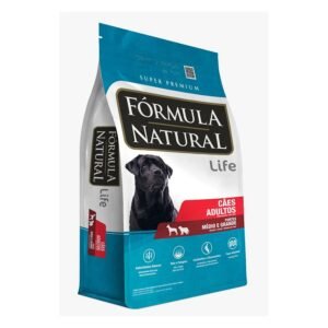 Ração Fórmula Natural Life Para Cães Adultos Médio e Grande 15 kg