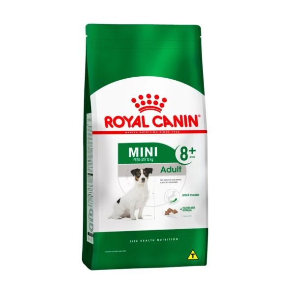 Ração Royal Canin Mini Adult 8+ para Cães Adultos de Porte Pequeno 1 kg