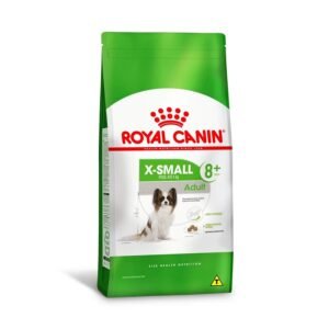 Ração Royal Canin X-Small Adult 8+ para Cães Adultos e Senior de Porte Mini 2,5 kg