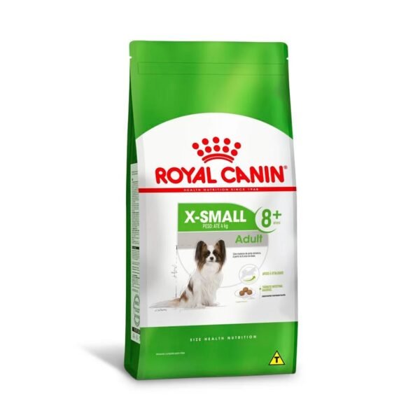 Ração Royal Canin X-Small Adult 8+ para Cães Adultos e Senior de Porte Mini 2,5 kg