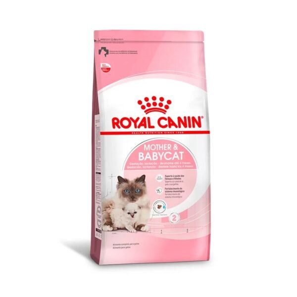 Ração Royal Canin Mother & Babycat para Gatas Gestantes Lactantes e Gatos Filhotes de 1 a 4 Meses 400g