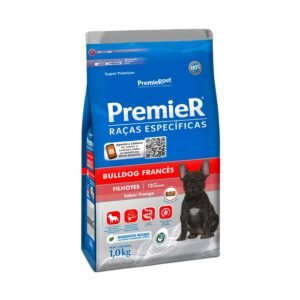 Ração Premier Raças Específicas Bulldog Francês para Cães Filhotes 1 kg