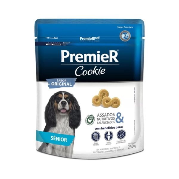 Biscoito Premier Cookie para Cães Sênior Sabor Original 250g