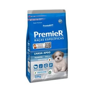 Premier Lhasa Apso Filhote Ração Raças Específicas para Cães 1 kg