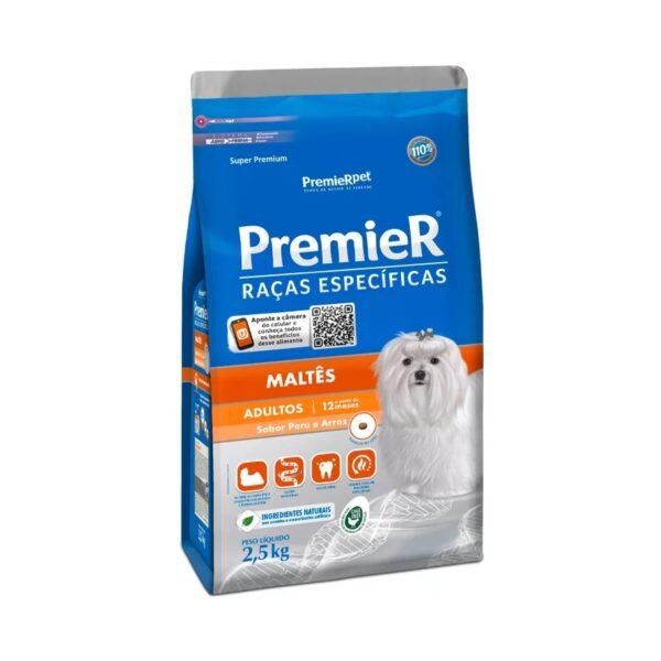 Ração Premier Raças Específicas Maltês para Cães Adultos 2,5 kg