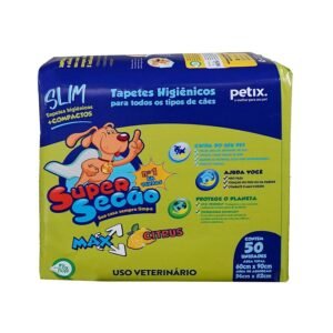 Tapete Higiênico Super Secão Max Citrus Slim para Cães 50 Unidades