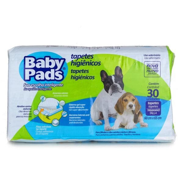 Tapete Higiênico Baby Pads para Cães 30 Unidades