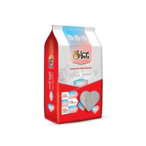 Granulado Sanitário White Snow Talco Great Pets para Gatos - 4kg