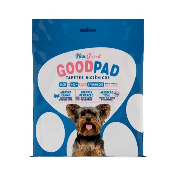Tapete Higiênico Pet Like Good Pads Slim 60x60 para Cães 7 Unidades