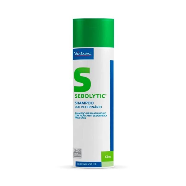 Shampoo Dermatológico Virbac Sebolytic SIS para Cães 250 mL
