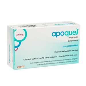 Apoquel 3,6 mg para Cachorro 20 Comprimidos