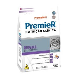 Premier Renal Ração Nutrição Clínica para Gatos Adultos 500g