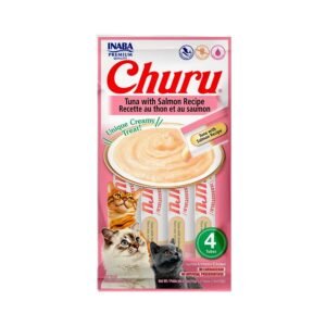 Petisco Purê Churu Atum e Salmão para Gatos 56g