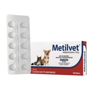 Anti-Inflamatório Metilvet 10mg Blister 10 Comprimidos