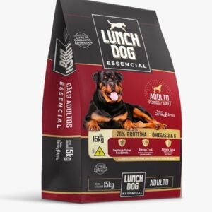Ração Lunch Dog Premium Adulto Carne & Arroz 21% de Proteína 15 Kg