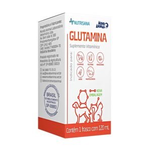 Suplemento Nutrisana Glutamina para Cães e Gatos 20mL