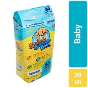 Tapete Higiênico Super Secão Baby Petix para Cães 30 Unidades