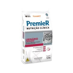 Ração Premier Nutrição Clínica Urinário para Gatos Adultos 1,5kg
