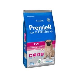 Ração Premier Raças Específicas Pug para Cães Adultos Sabor Frango 7,5 kg