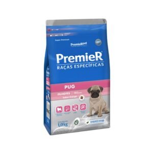 Ração Premier Raças Específicas Pug para Cães Filhotes Sabor Frango 1 kg