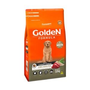 Ração Golden Fórmula para Cães Adultos Sabor Carne e Arroz 3 Kg