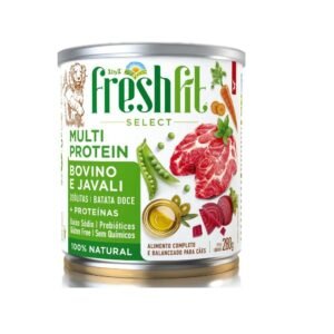 Ração Úmida Lata Fresh Fit Multi Protein Bovino e Javali para Cães Adultos - 280g
