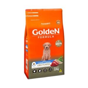 Ração Golden Fórmula para Cães Filhotes Sabor Carne e Arroz 3 Kg