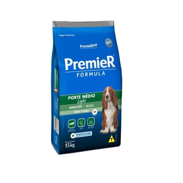 Ração Premier Fórmula Light para Cães Adultos Sabor Frango 15kg