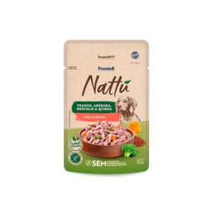Ração Úmida Premier Nattu para Cães Filhotes Sabor Frango, Abóbora, Brócolis e Quinoa 85 g