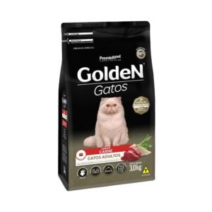 Ração Golden para Gatos Adultos Sabor Carne 3 Kg