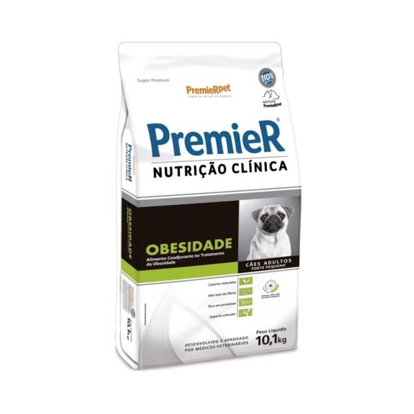Ração Premier Nutrição Clínica Obesidade para Cães Adultos Raças Pequenas 10,1 Kg
