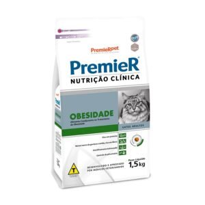 Ração Premier Nutrição Clínica Obesidade para Gatos Adultos 1,5 Kg