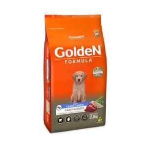 Ração Golden Fórmula para Cães Filhotes Sabor Carne e Arroz 15 Kg
