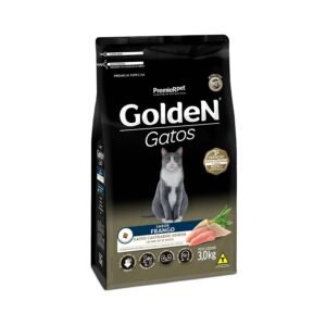 Ração Golden para Gatos Sênior Castrados Sabor Frango 3 Kg