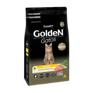 Ração Golden para Gatos Adultos Sabor Frango 1 Kg