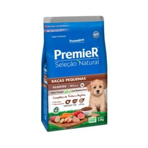 Ração Seleção Natural Premier para Cães Filhotes Raças Pequenas sabor Frango com Batata Doce 2,5 Kg