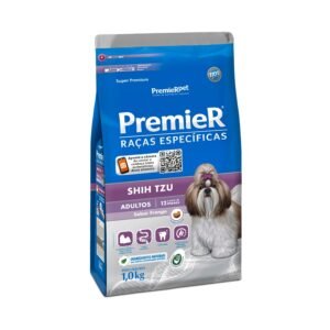 Ração Premier Shih Tzu Raças Específicas para Cães Adultos 1 Kg