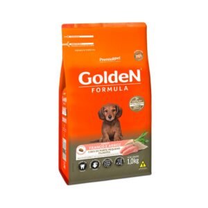 Ração Golden Fórmula Mini Bits para Cães Filhotes de Porte Pequeno Sabor Frango e Arroz 1 Kg
