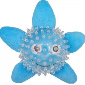 Pelúcia Great Pets Mordedor Estrela do mar Para Cães Azul