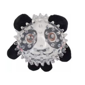 Pelúcia Great Pets Mordedor Panda Para Cães Preto e Branco