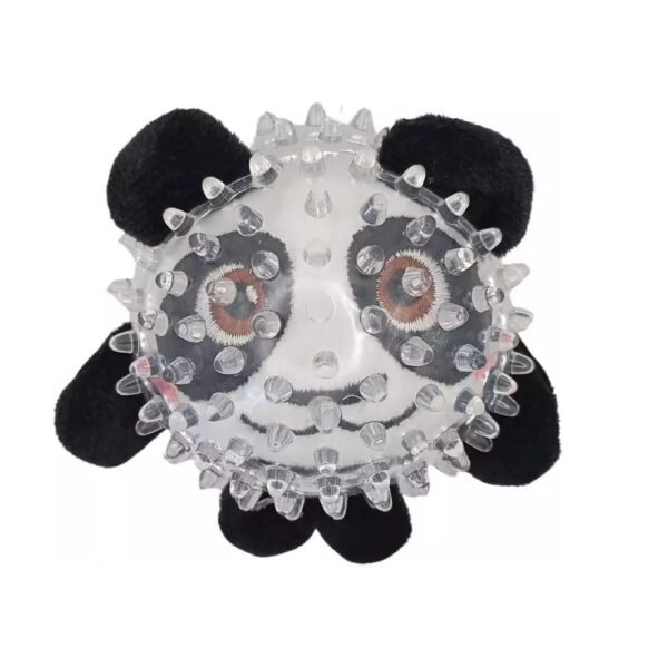 Pelúcia Great Pets Mordedor Panda Para Cães Preto e Branco