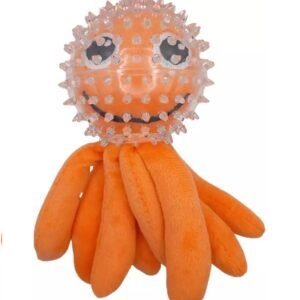 Pelúcia Great Pets Mordedor Polvo para Cães Laranja