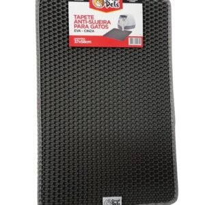 Tapetes Anti-sujeira De Eva Great Pets 37x58cm Cinza