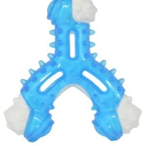 Brinquedo Mordedor Great Pets Boomerang de Nylon Azul