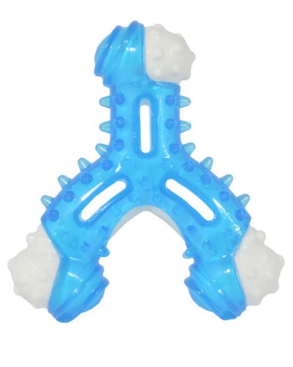 Brinquedo Mordedor Great Pets Boomerang de Nylon Azul