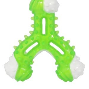 Brinquedo Mordedor Great Pets Boomerang de Nylon Verde