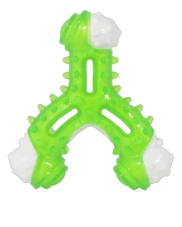 Brinquedo Mordedor Great Pets Boomerang de Nylon Verde