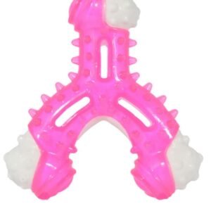 Mordedor Great Pets Boomerang De Nylon para Cães Rosa